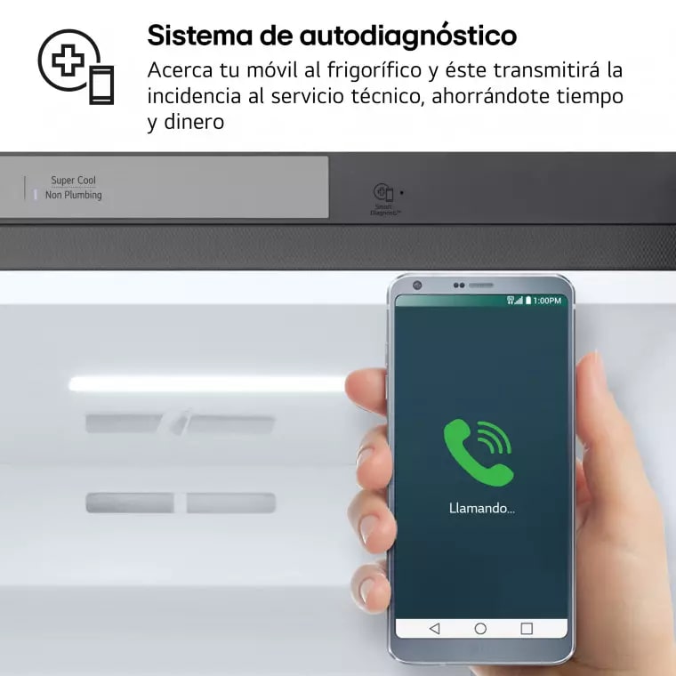 LG Frigorífico Side By side  Serie 400, Door-In-Door, sin toma de agua, Inox antihuellas.  E, 641 L, GSJC41PYPE.APYQEUR
